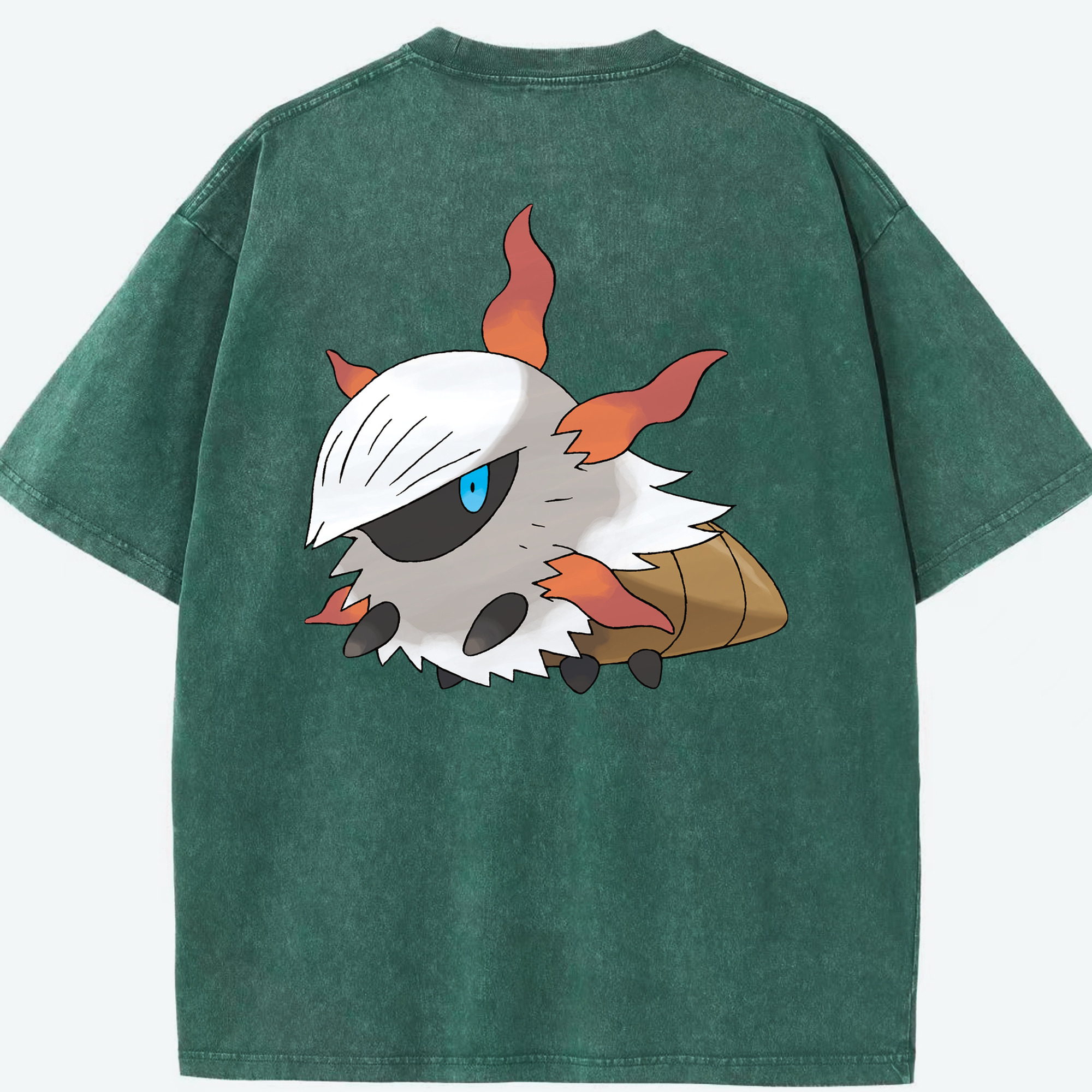（画像用） ポケットモンスター Pokémon 綿100% ヴィンテージ風 半袖Tシャツ（背面プリント）